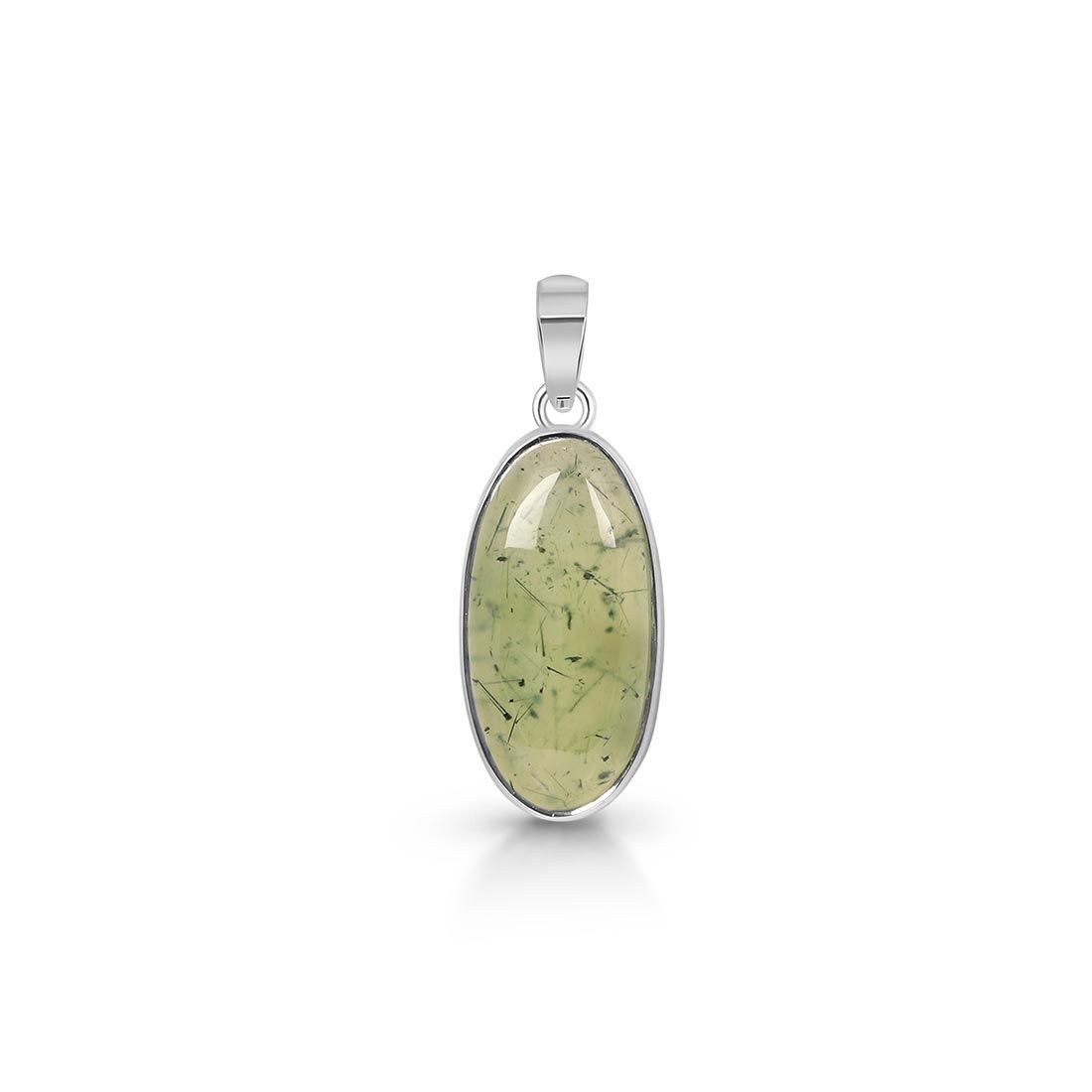 Prehnite Pendant-(PRN-P-22.)